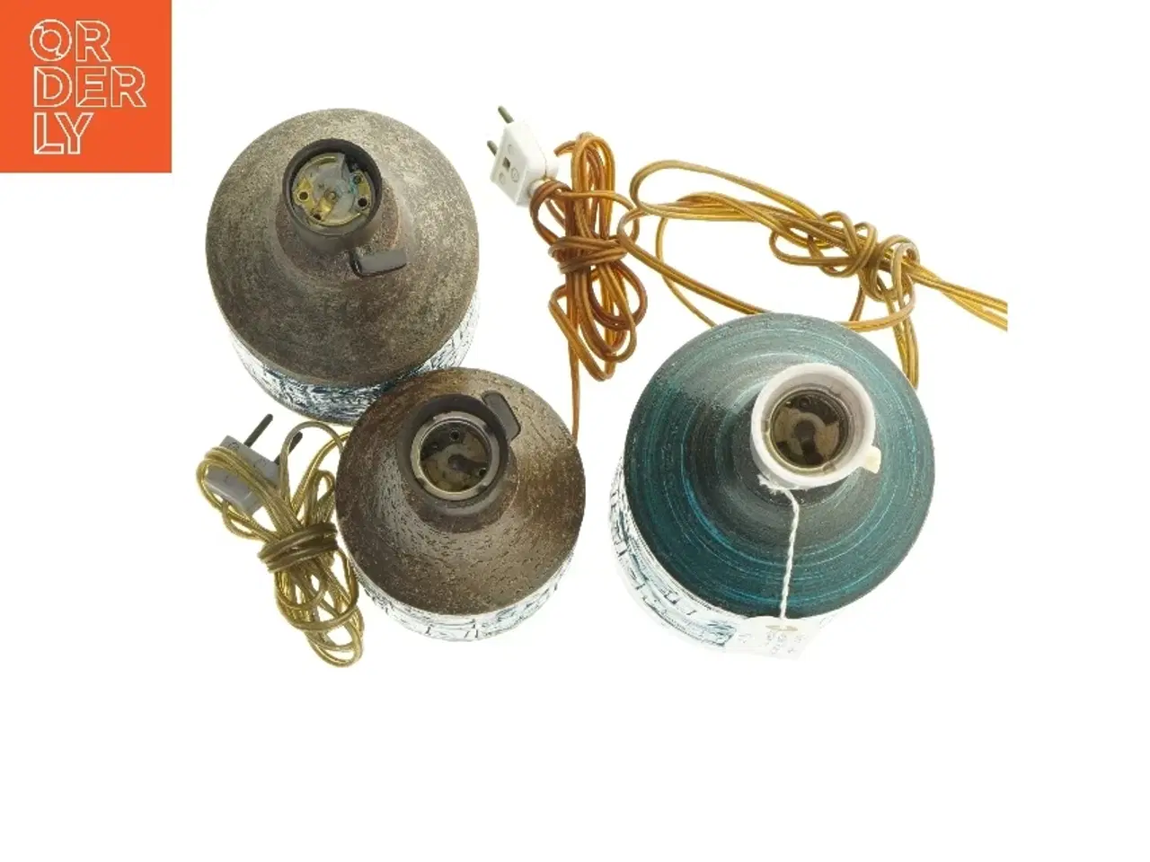 Billede 4 - 3 Bitossi bordlamper (str. 33, 28 og 26 cm)