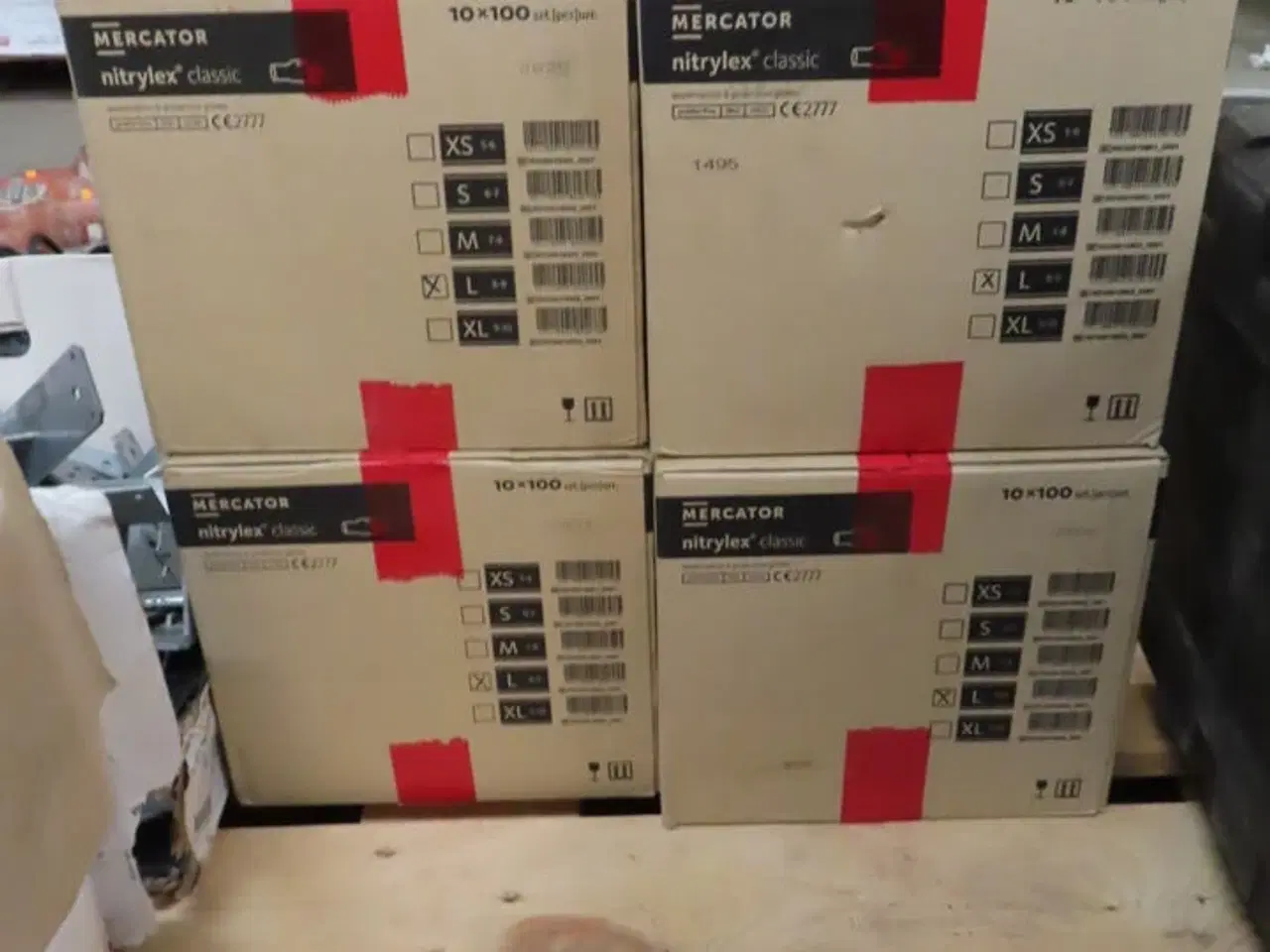 Billede 1 - 4000 stk. engangshandsker MERCATOR NITRYLEX CLASSIS