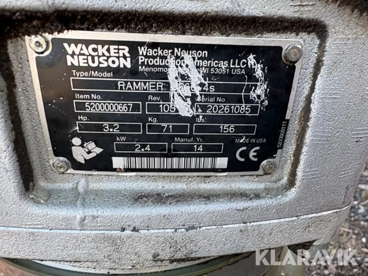 Billede 5 - Jordloppe Wacker Neuson BS60-4