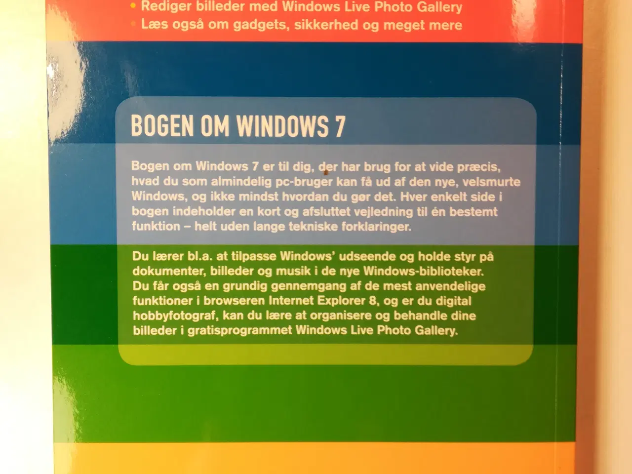 Billede 3 - Bogen om WINDOWS 7 + Kontrolpanelet i WINDOWS 7