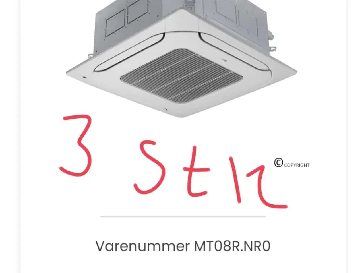 Billede 5 - Varmepumpe anlæg luft til luft  Model LG. Mu4R27u4