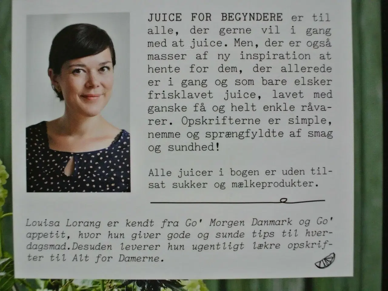 Billede 3 - juice for begyndere - 50 lette favoritter, af loui