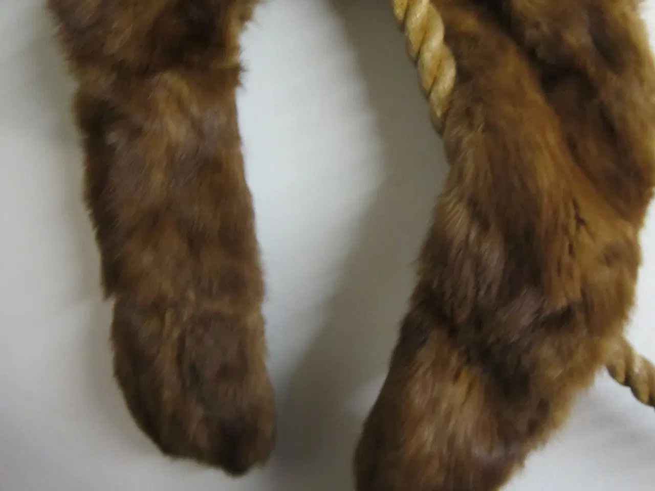 Billede 1 - Mink brun pelskrave
