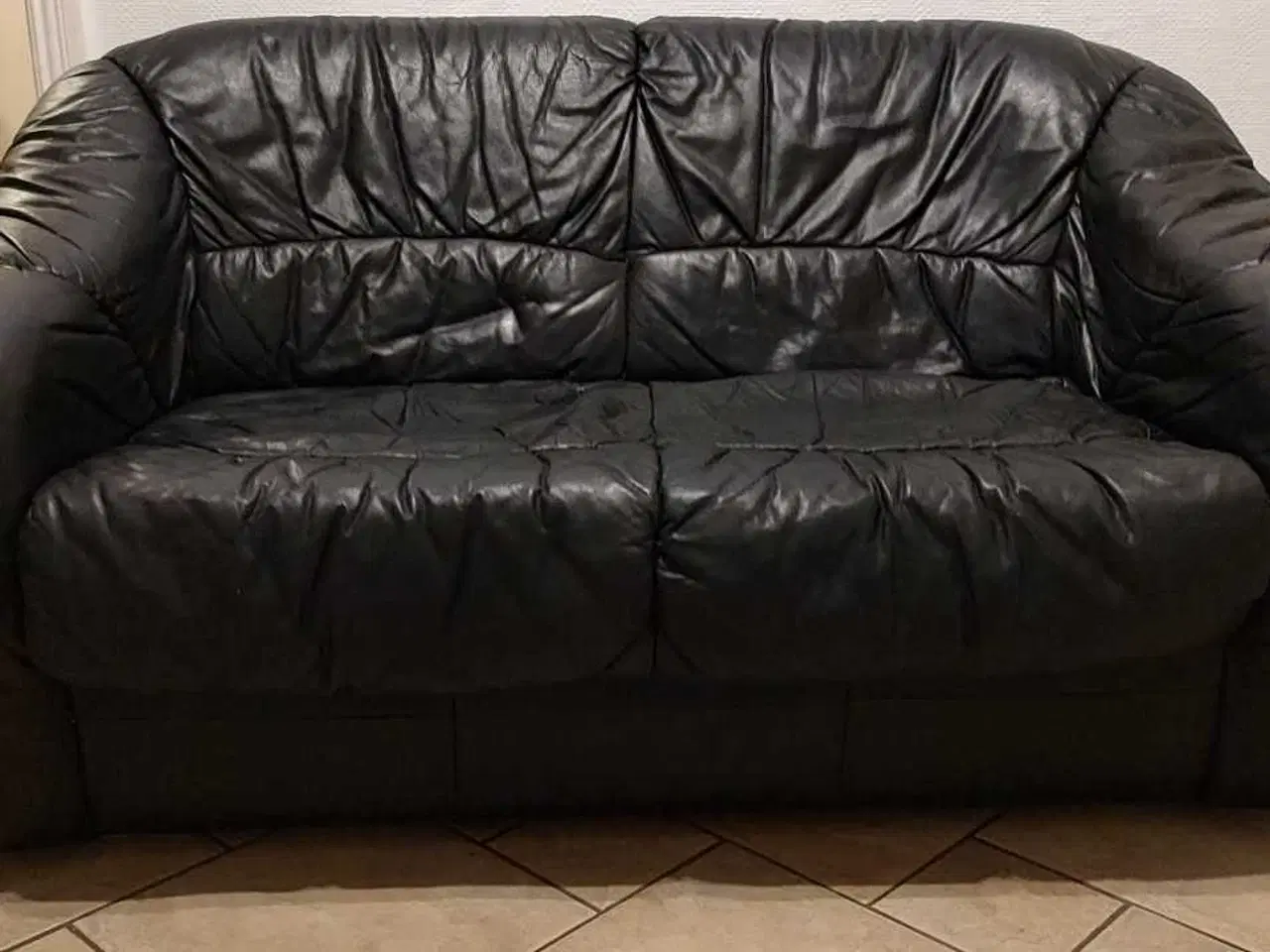 Billede 2 - Lædersofa 2 per