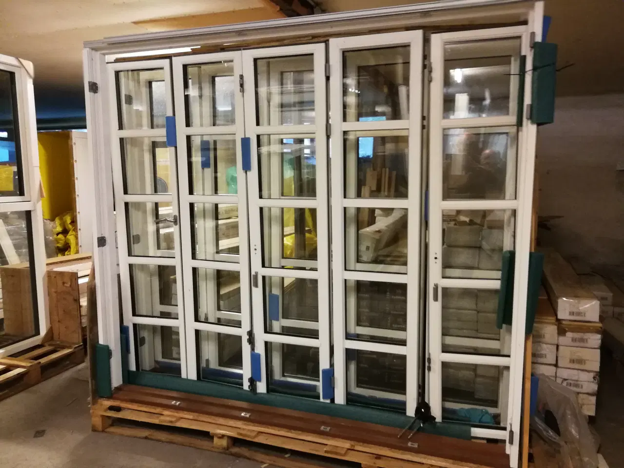 Billede 1 - 2 NYE TERRASSE FOLDEDØRE 219,8x194,8 KR 18.000/STK