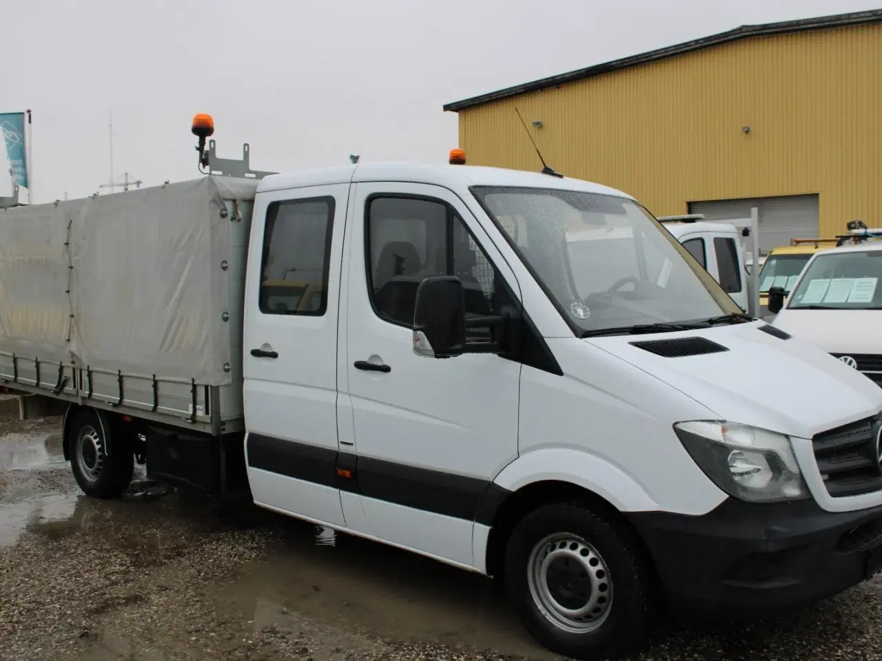 Billede 2 - Mercedes Sprinter 316 2,2 CDi R3 Mandskabsvogn m/lad