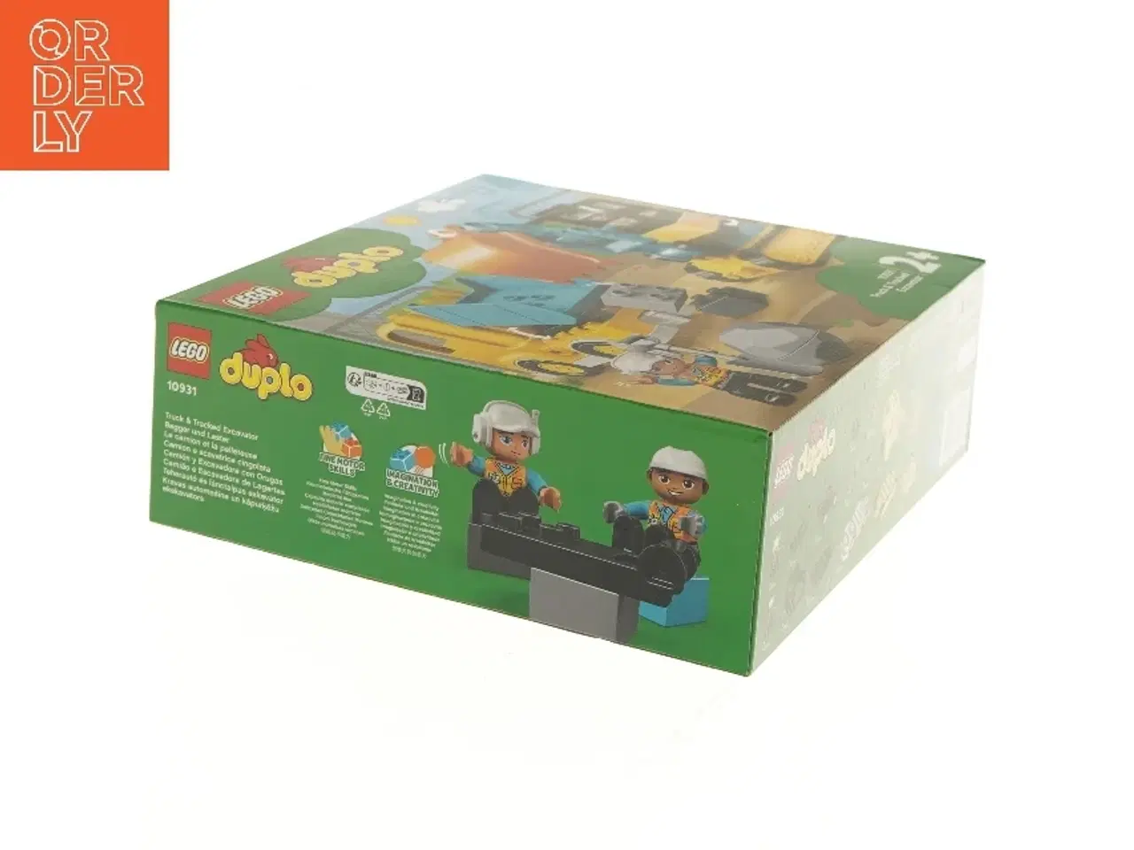 Billede 4 - LEGO Duplo lastbil og gravemaskine fra Lego (str. 26x9,5x28 cm)