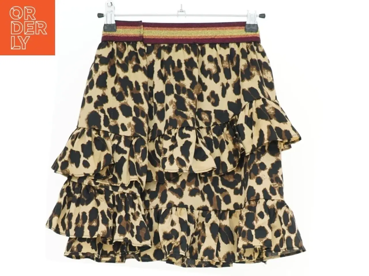 Billede 2 - Leopard nederdel med flæser fra Petit (str. 164)