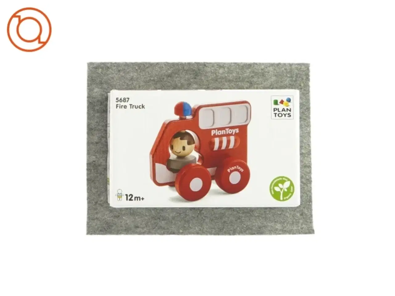 Billede 4 - Brandbil fra Plan Toys (str. LBH 12x7x10 cm)