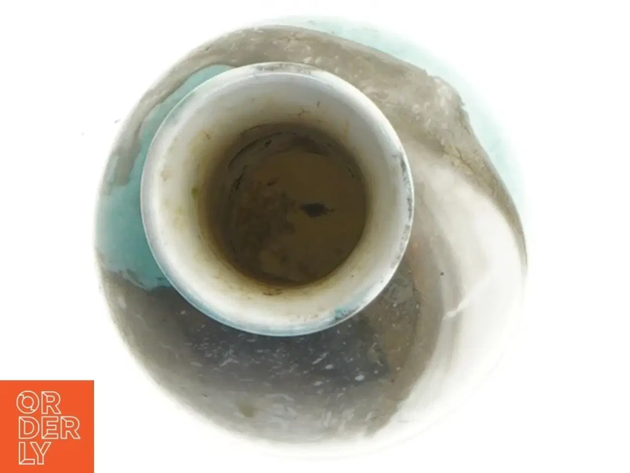 Billede 2 - Keramisk vase (str. Ø. 4 cm længde. 13 cm)