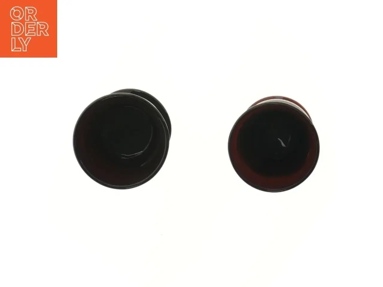 Billede 3 - Glasdekoration (str. 2 stk Ø 6,5 cm længde 10 cm)