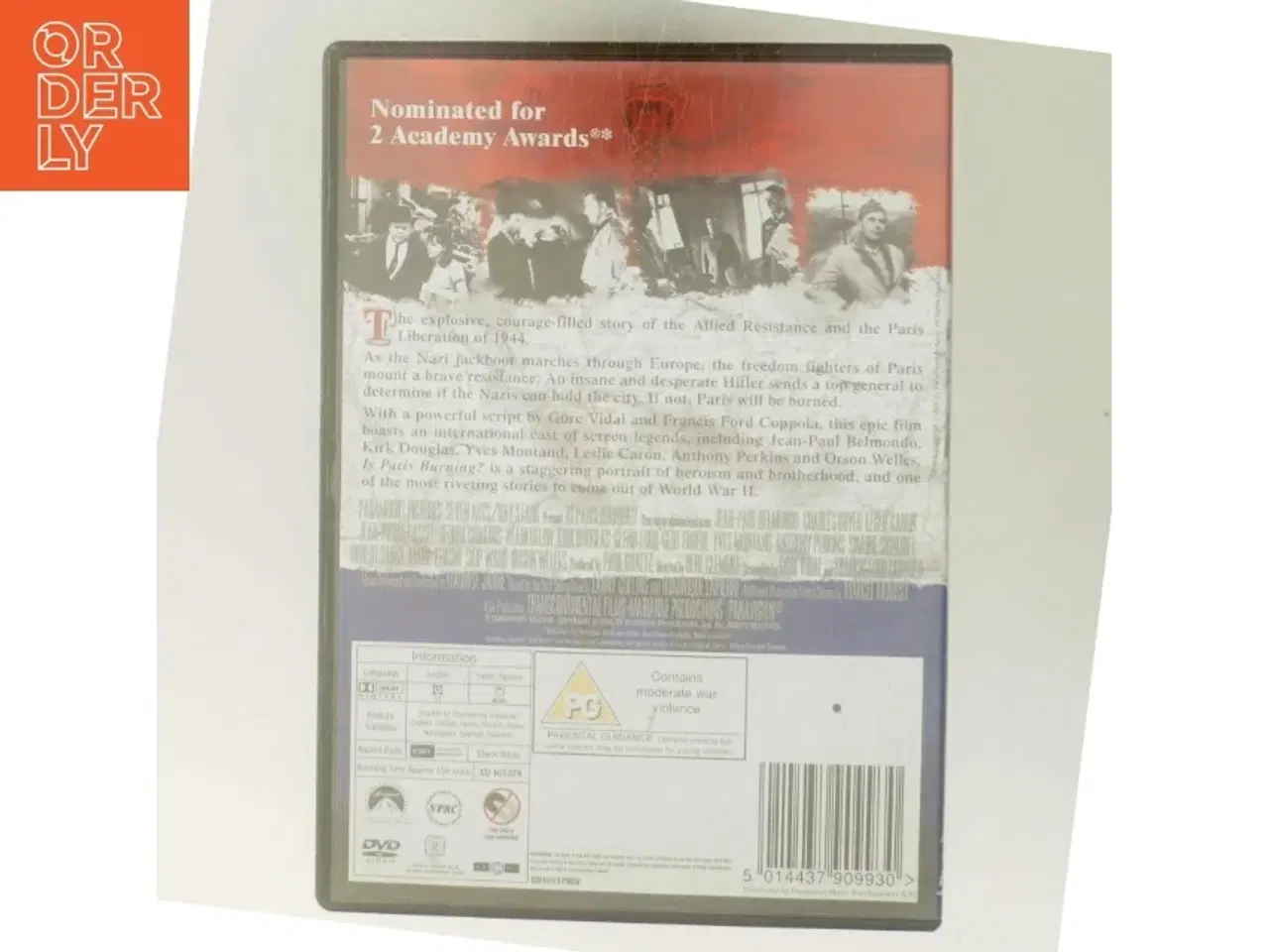 Billede 3 - Is Paris Burning? med Jean-Paul Belmondo (DVD)