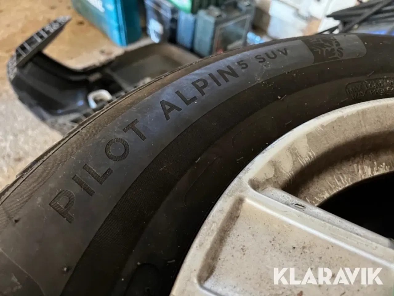 Billede 5 - Vinterdæk med alufælge Michelin Pilot Alpin5 SUV 4 styk