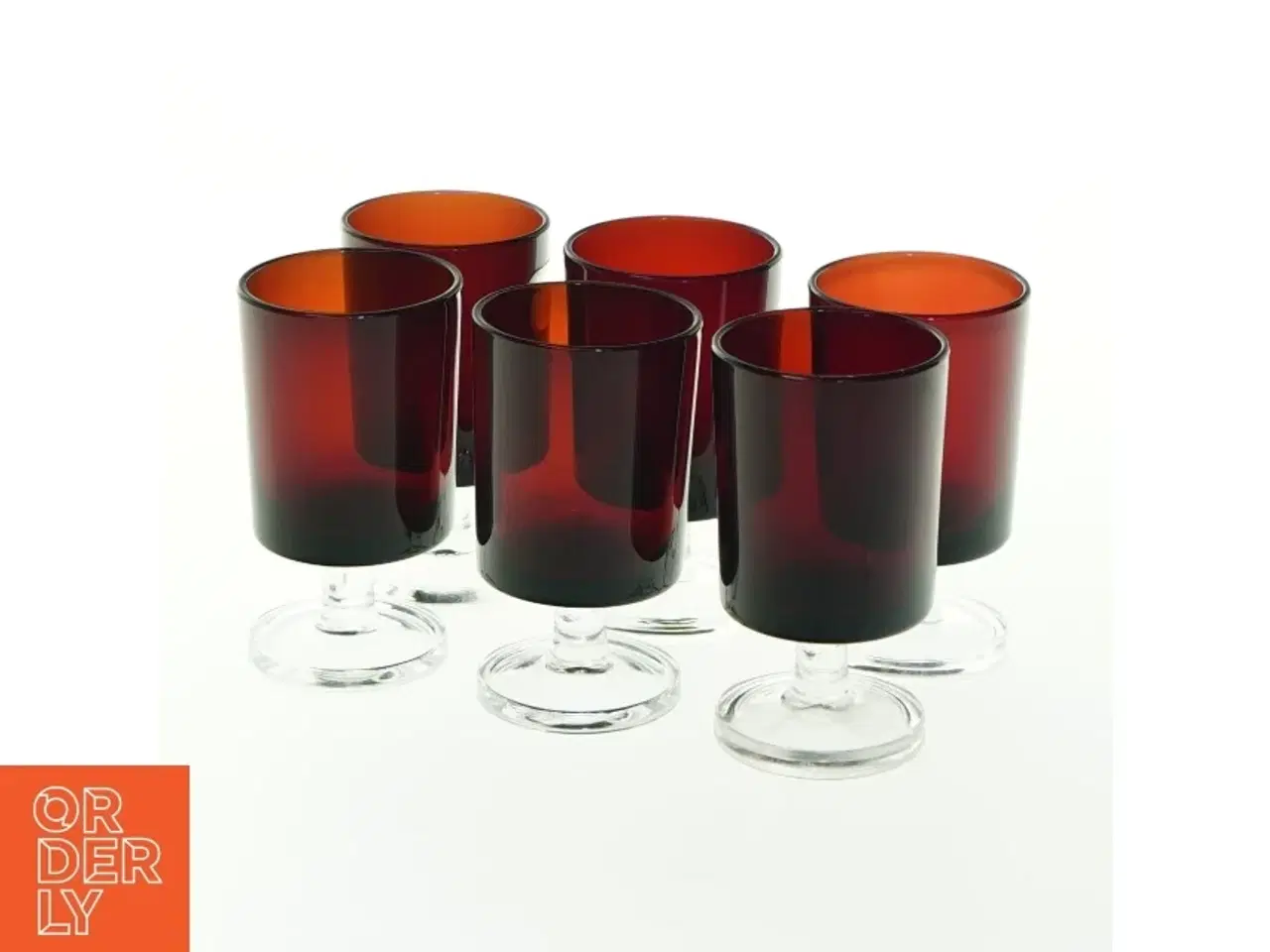 Billede 1 - Rødvinsglas (str. H. 7 cm ø. 4 cm)