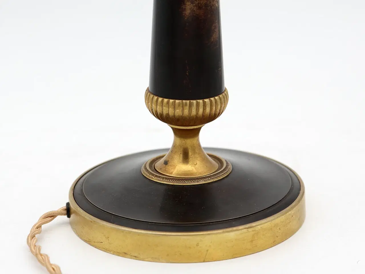 Billede 8 - Antik elegant empirestil messing bordlampe 1930'ne