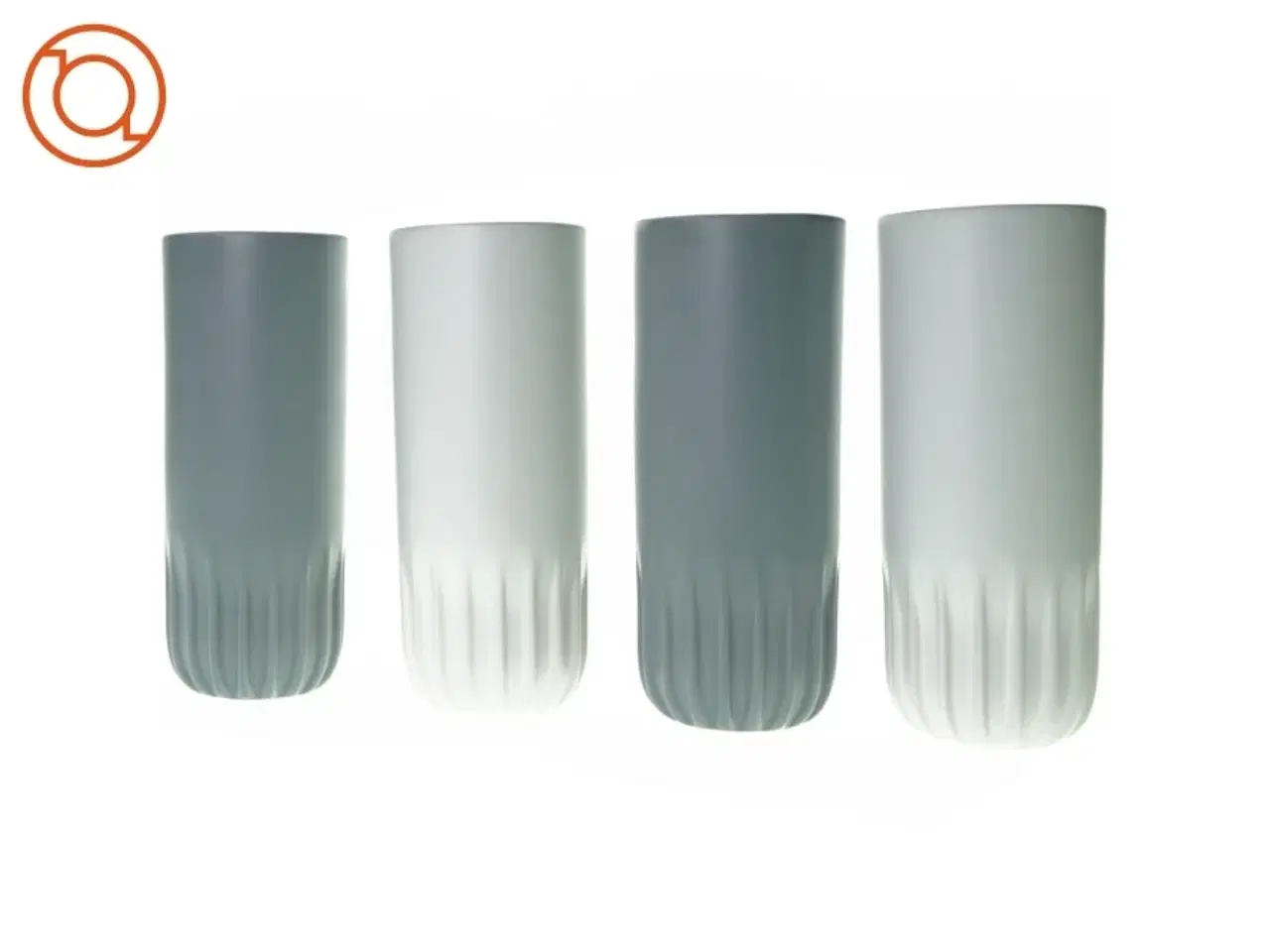 Billede 1 - 4 x vaser fra Grå Grå (str. 24 cm )