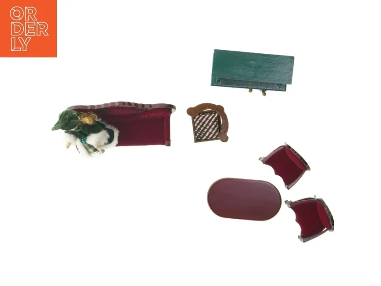 Billede 2 - Miniature dukkemøbler sæt