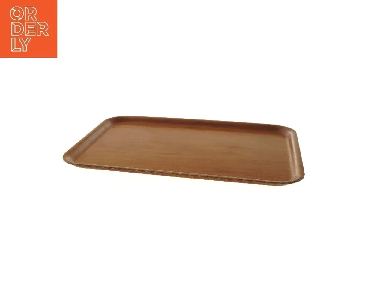 Billede 3 - Serveringsbakke af mahogni træ (str. 48x37 cm)