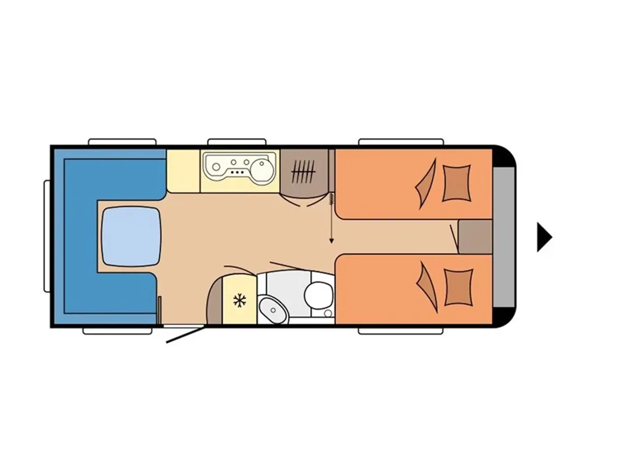 Billede 15 - 2018 - Hobby Premium 560 UL 2018 Hobby Premium 560 UL m. ALDE - Se den nu hos Camping-Specialisten.dk