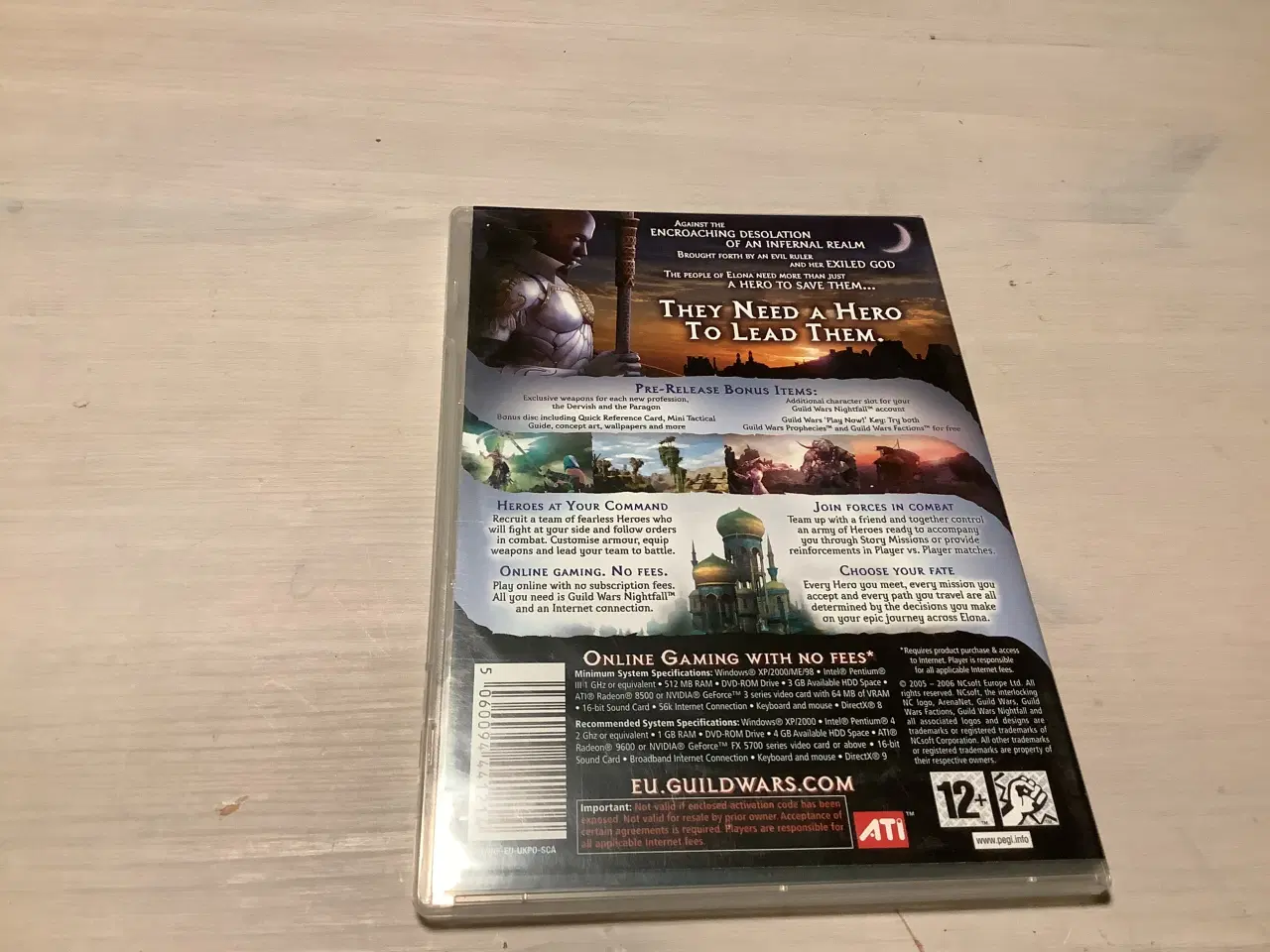 Billede 2 - Guild Wars Nightfall pc spil