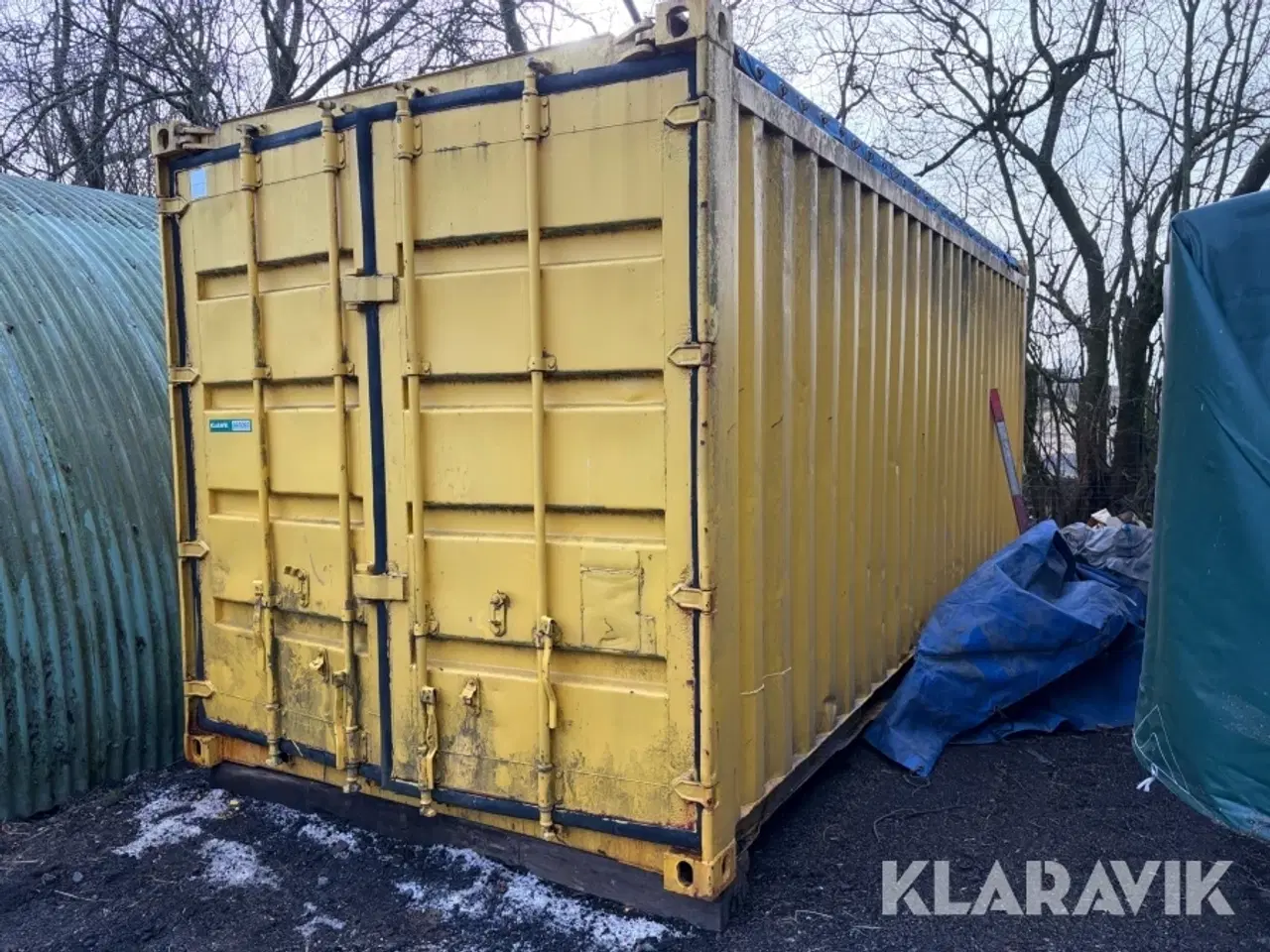 Billede 1 - Skibscontainer med presenning - 20 fod