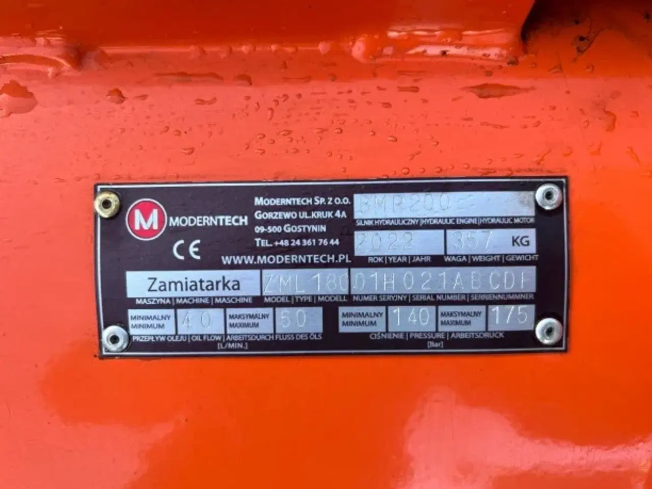 Billede 12 - ModernTech ZML180 kost / Giant skifte