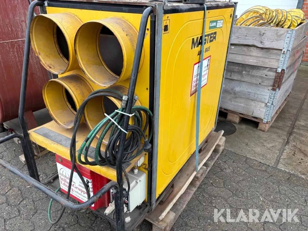 Billede 10 - Varme kanon Master AUR-BUS BV 740 FS - 1200 L diesel inklusiv tank