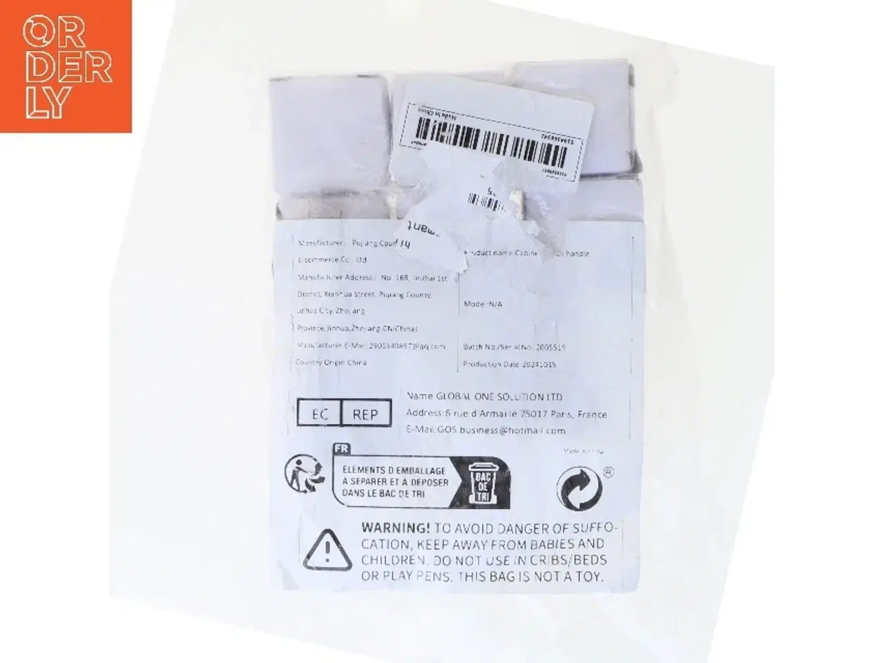 Billede 6 - Rosa diamantformede knopper fra Pujang Co., Ltd (str. 8 styk, 3x3 cm)