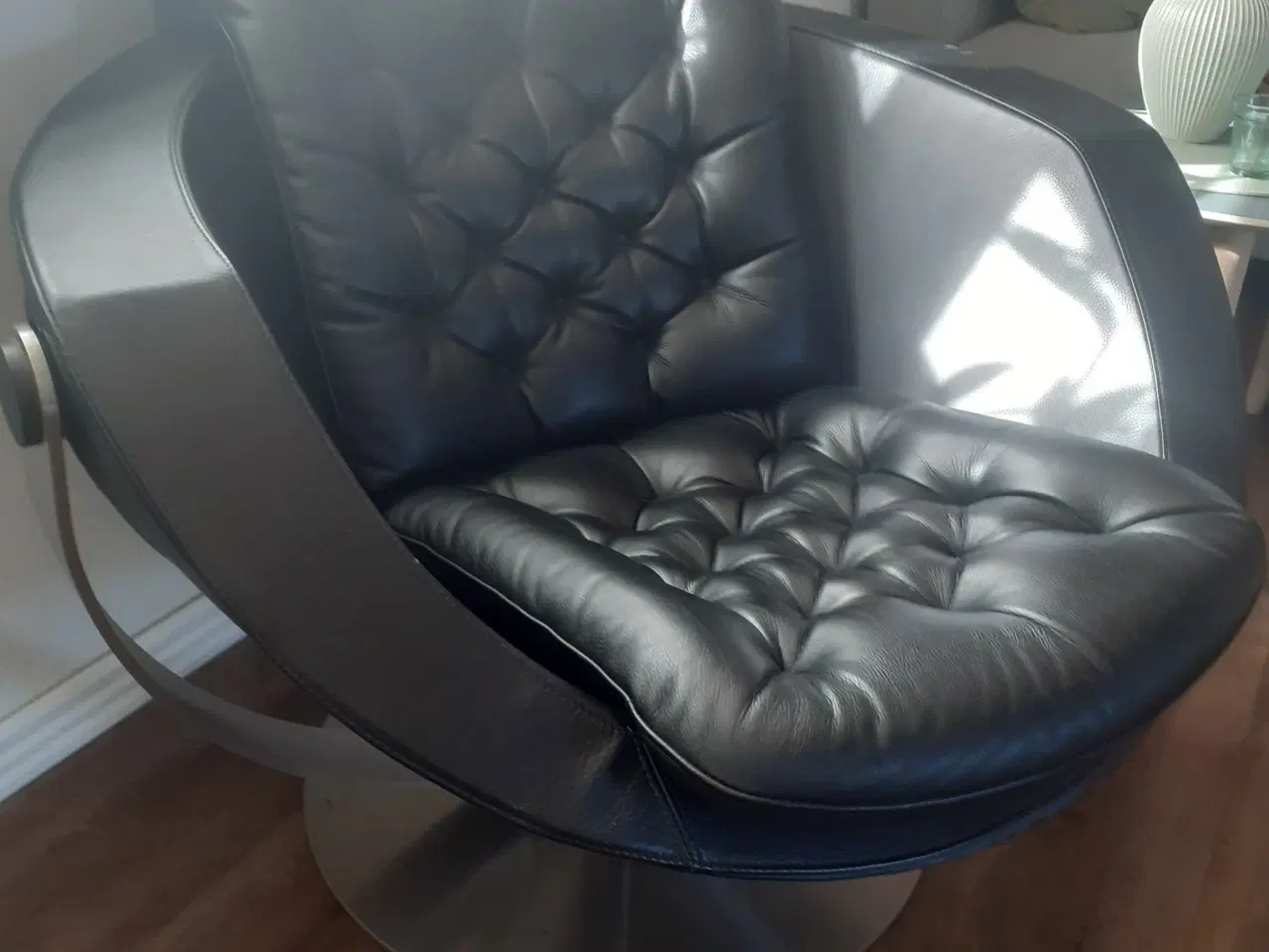 Billede 2 - 2 læderstole alfa lux