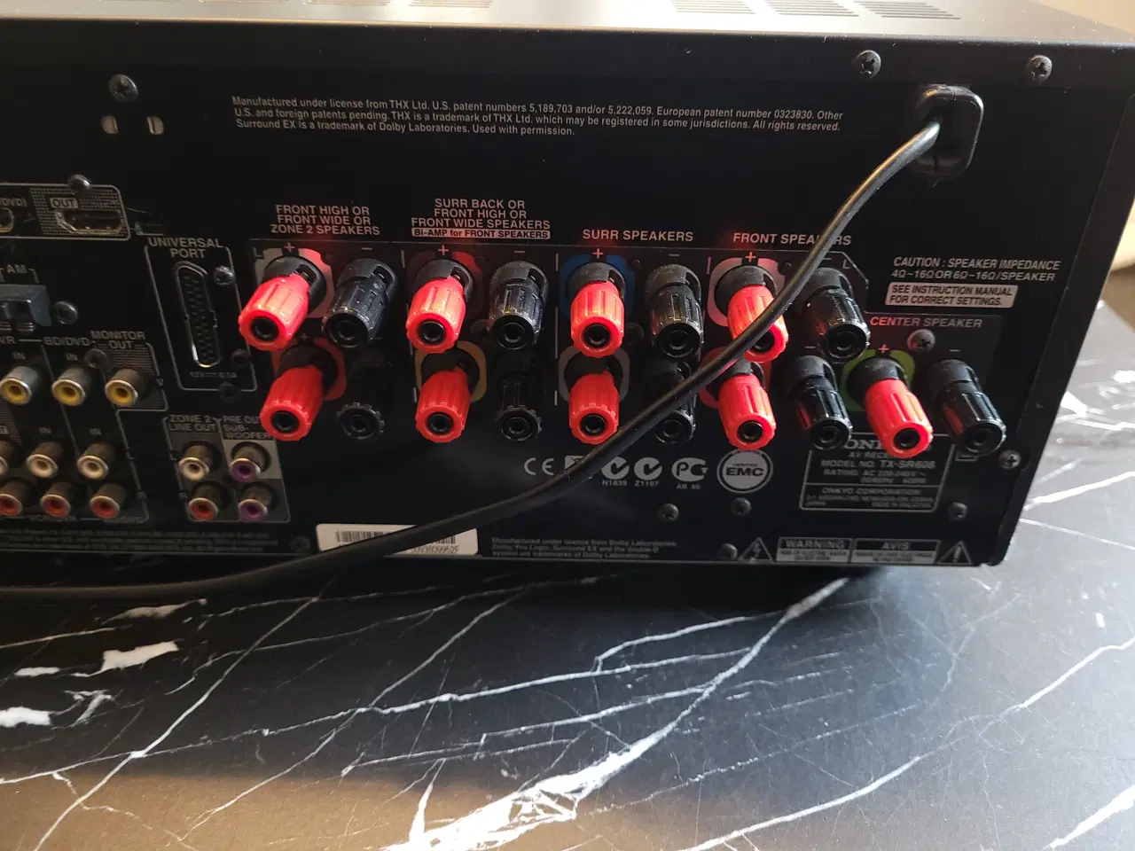 Billede 7 - Onkyo tx sr608 7.2 av receiver surround 