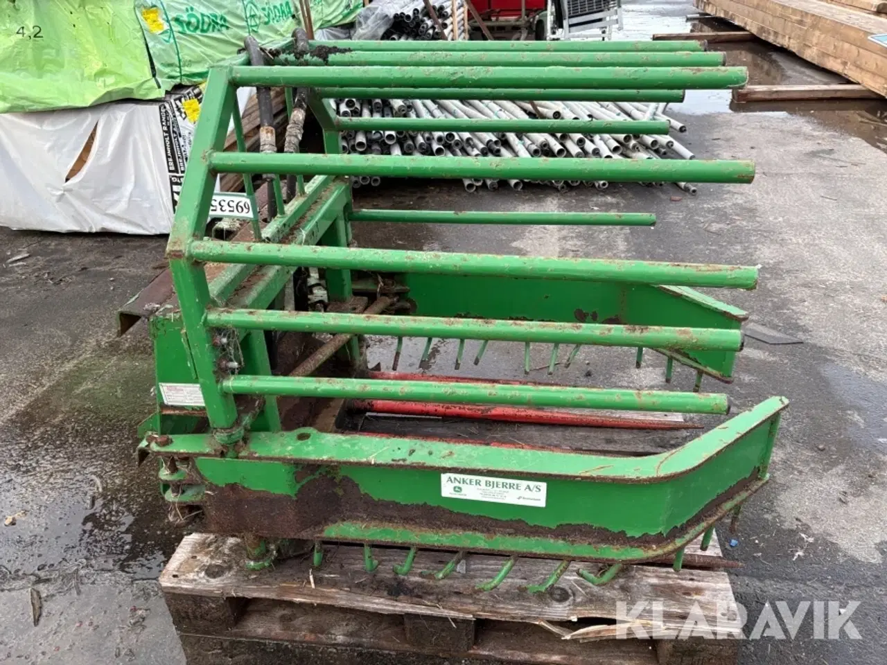 Billede 4 - Lot: halmopsamler og halmrive Aalborg maskinfabrik Opsamler og HRS 13 2 maskiner