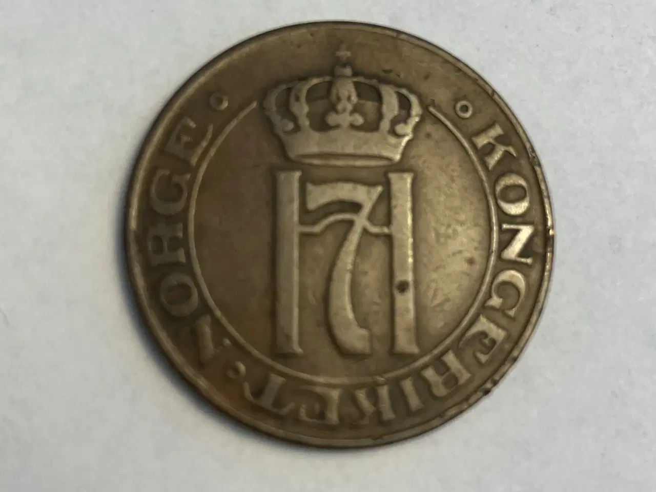 Billede 2 - 5 Øre 1923 Norge