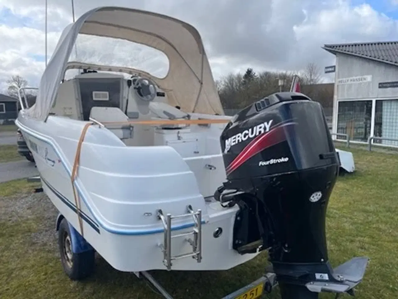 Billede 4 - 520 Flamingo med Mercury F75 4-takt samt Brenderup trailer