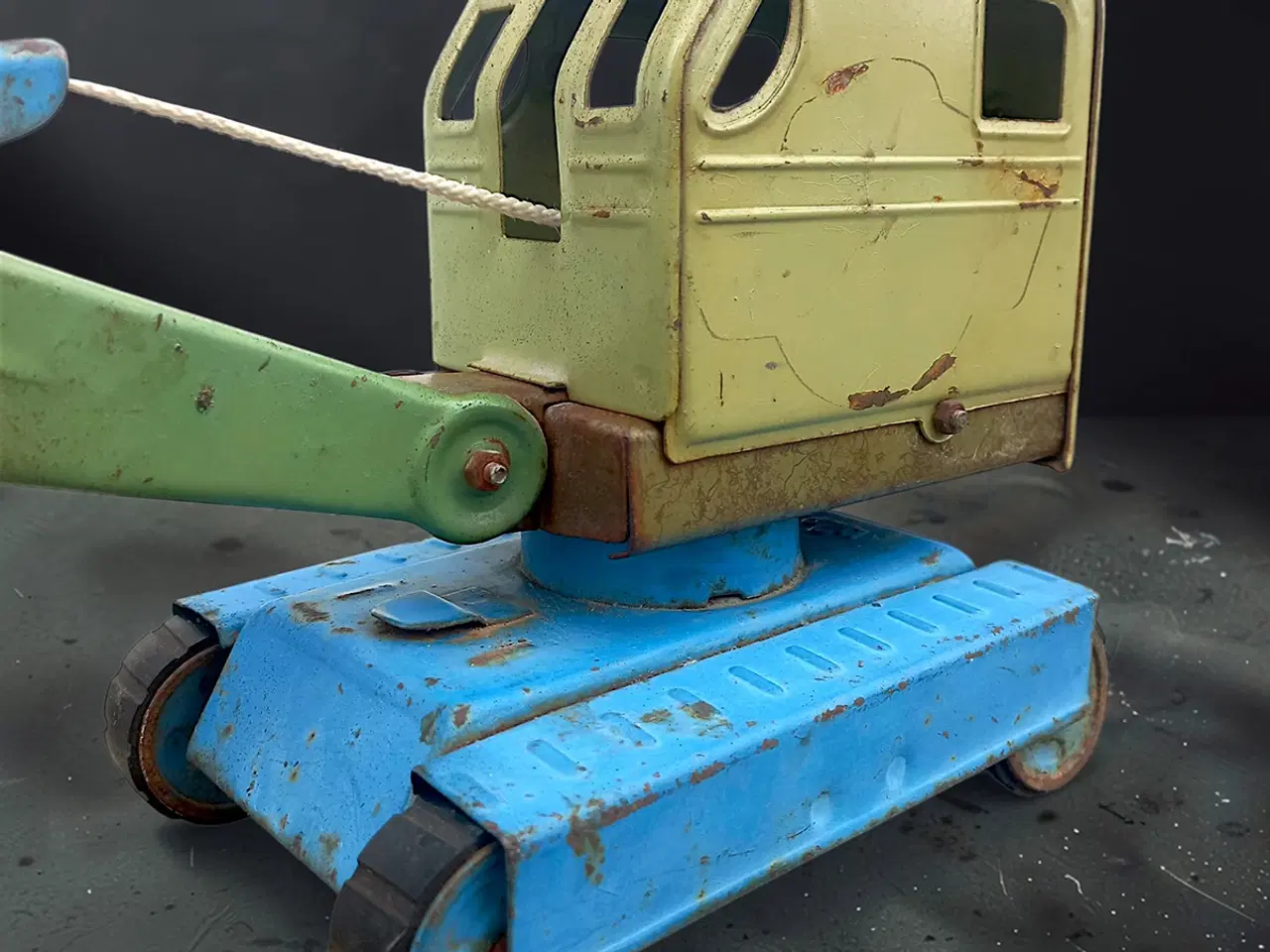 Billede 5 - Sovjetisk bliklegetøj kran AZLK original