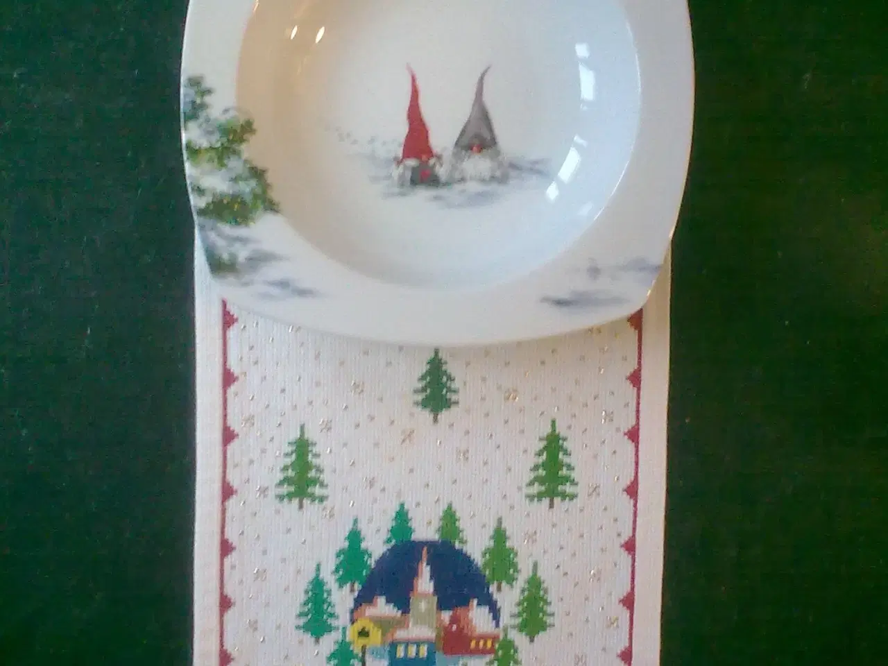 Billede 5 - Firkløveren Åsas tomtebod = Nisse dyb tallerken