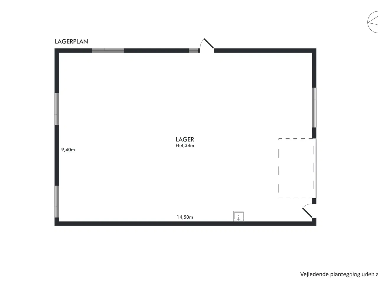 Billede 8 - Nyistandsat mindre og fleksibelt lejemål med god fordeling af lager og kontor på samlet 311 m2