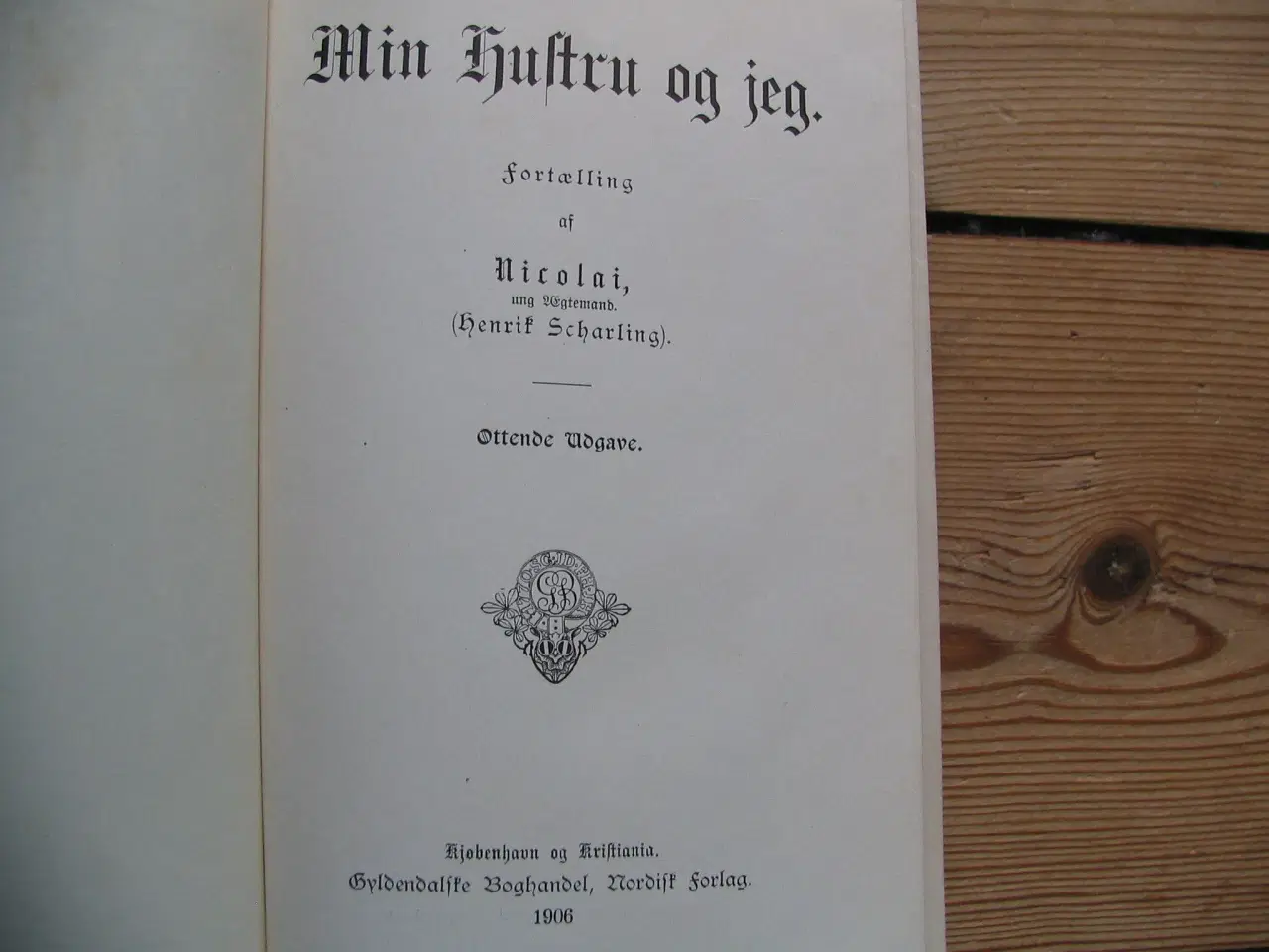 Billede 4 - Henrik Scharling. Min hustru og jeg, fra 1906