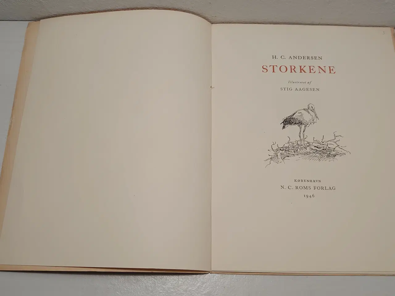 Billede 3 - H.C.Andersen:Storkene.ill Stig Aagesen. Nr378 af 7