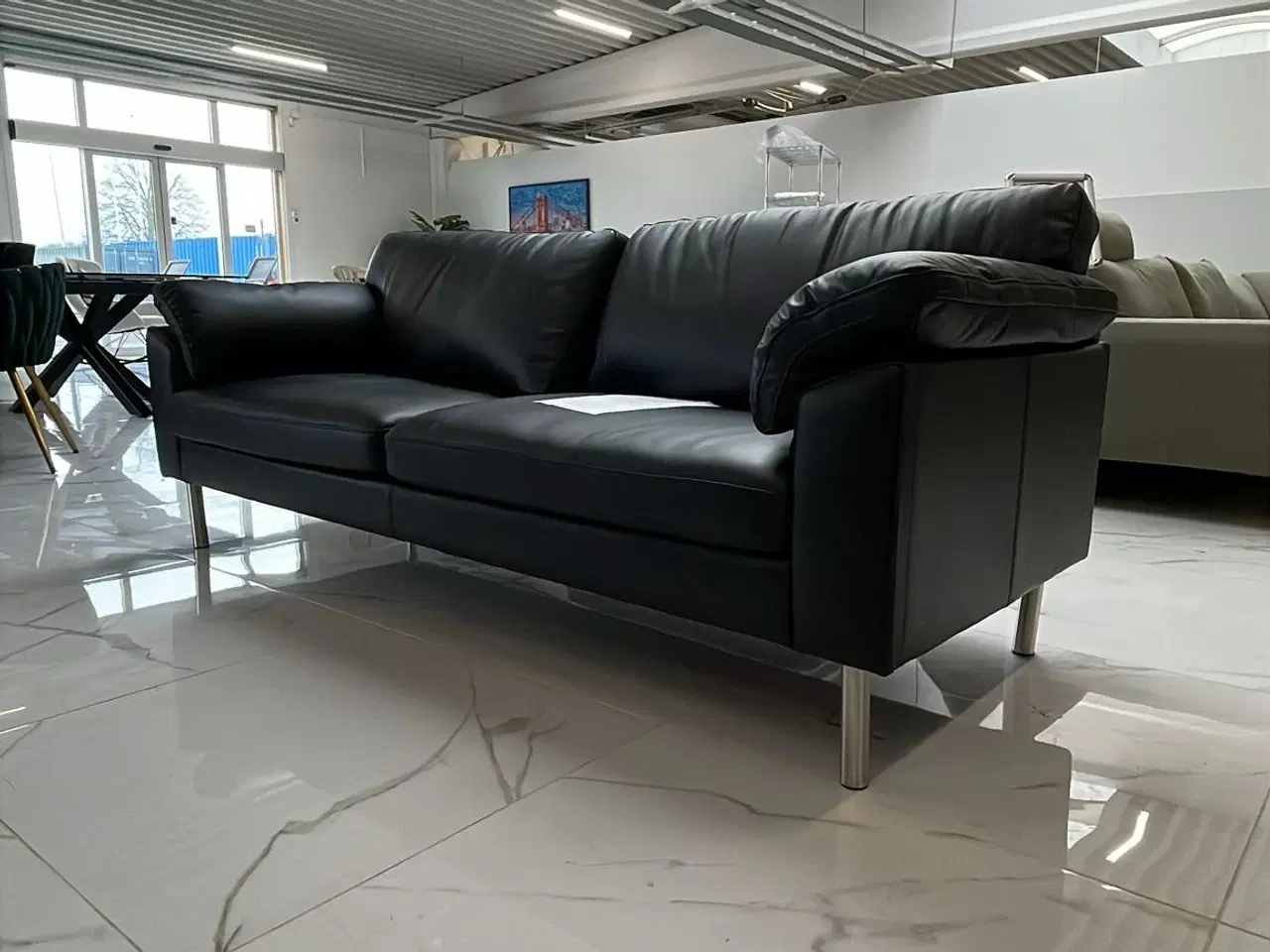 Billede 3 - Skalma lædersofa sæt – 2,5 + 3 pers
