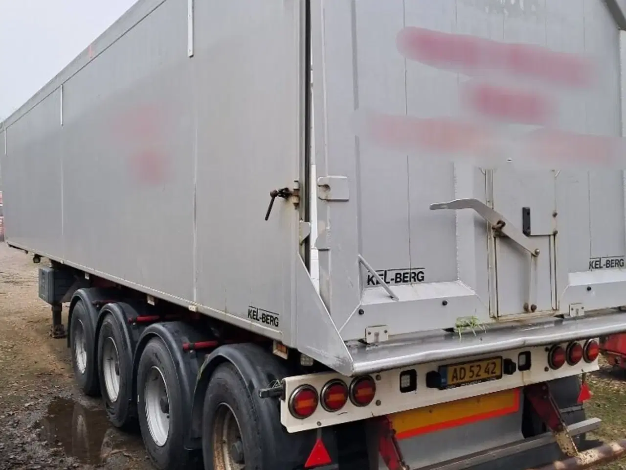 Billede 4 - Kel-Berg Tipsættevogn 60m3 4 akslet