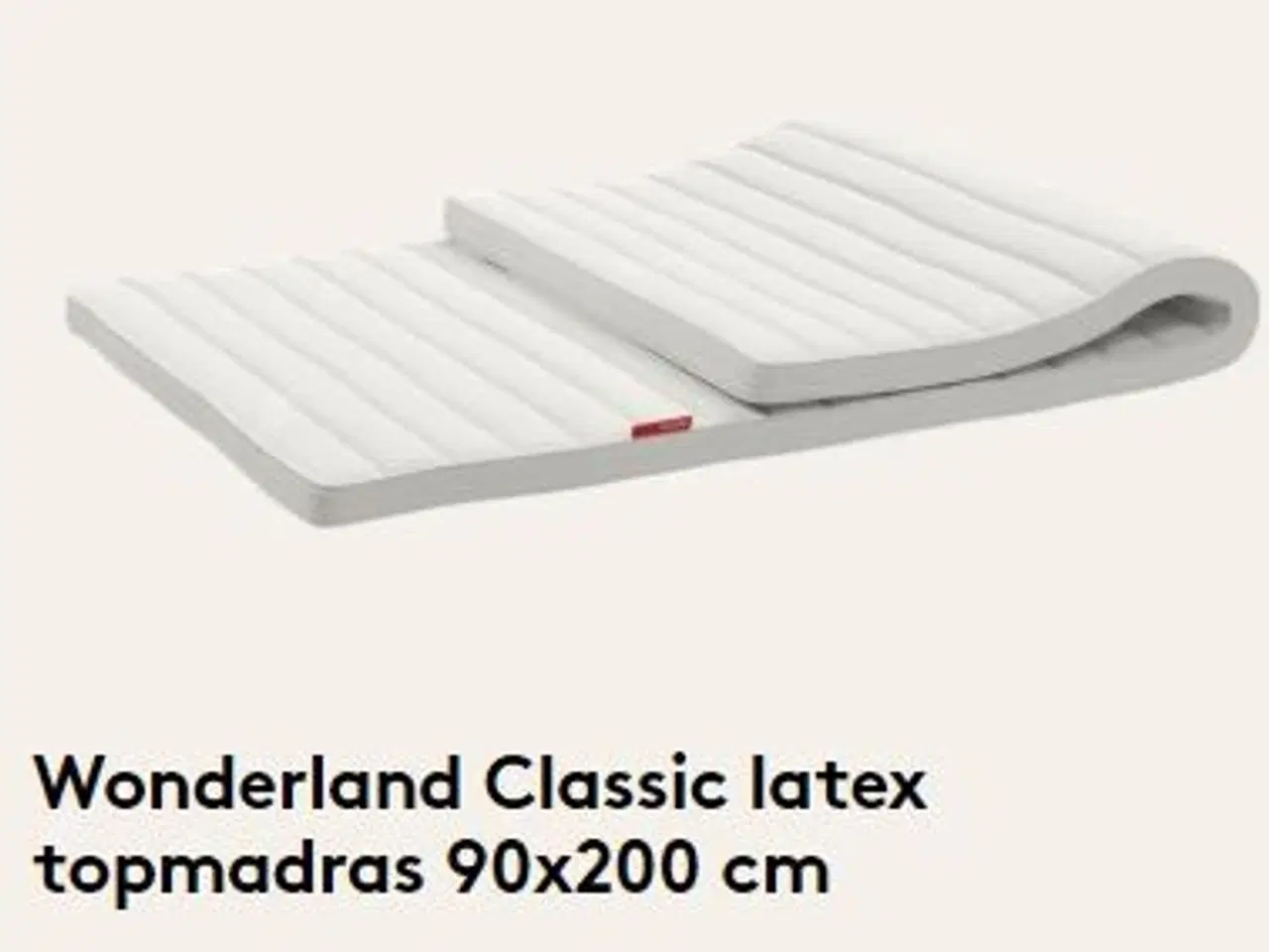 Billede 5 - Topmadras latex hvid (90x200 cm)