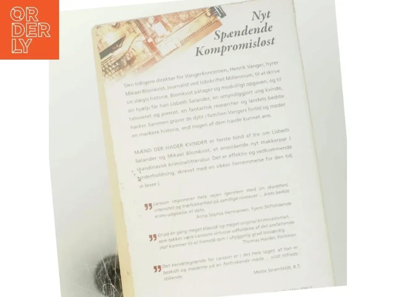 Billede 3 - Mænd der hader kvinder af Stieg Larsson (Bog)