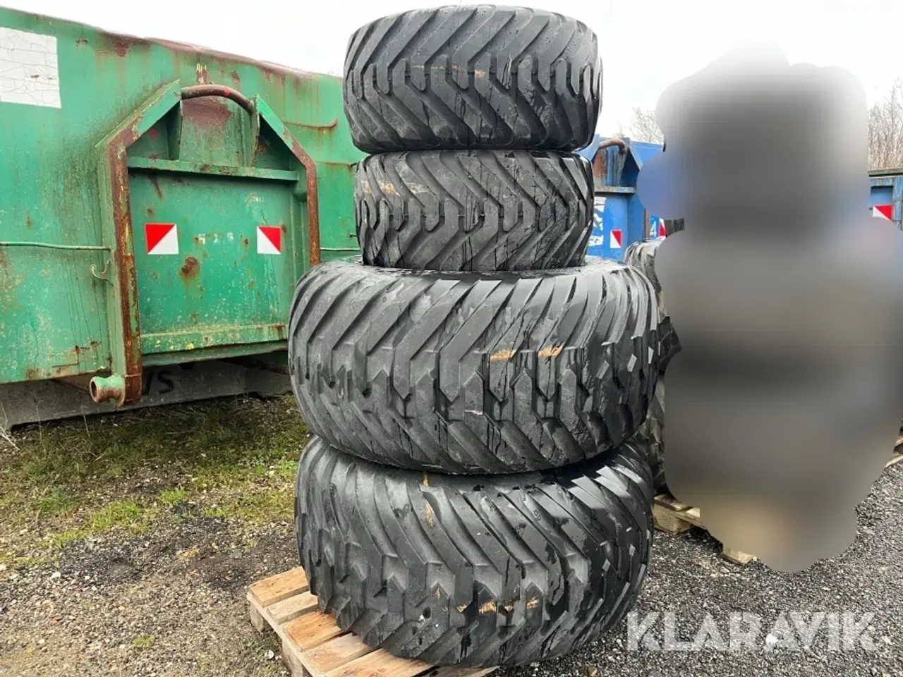 Billede 2 - Græsdæk med fælge 4 styk - fra New Holland TNF