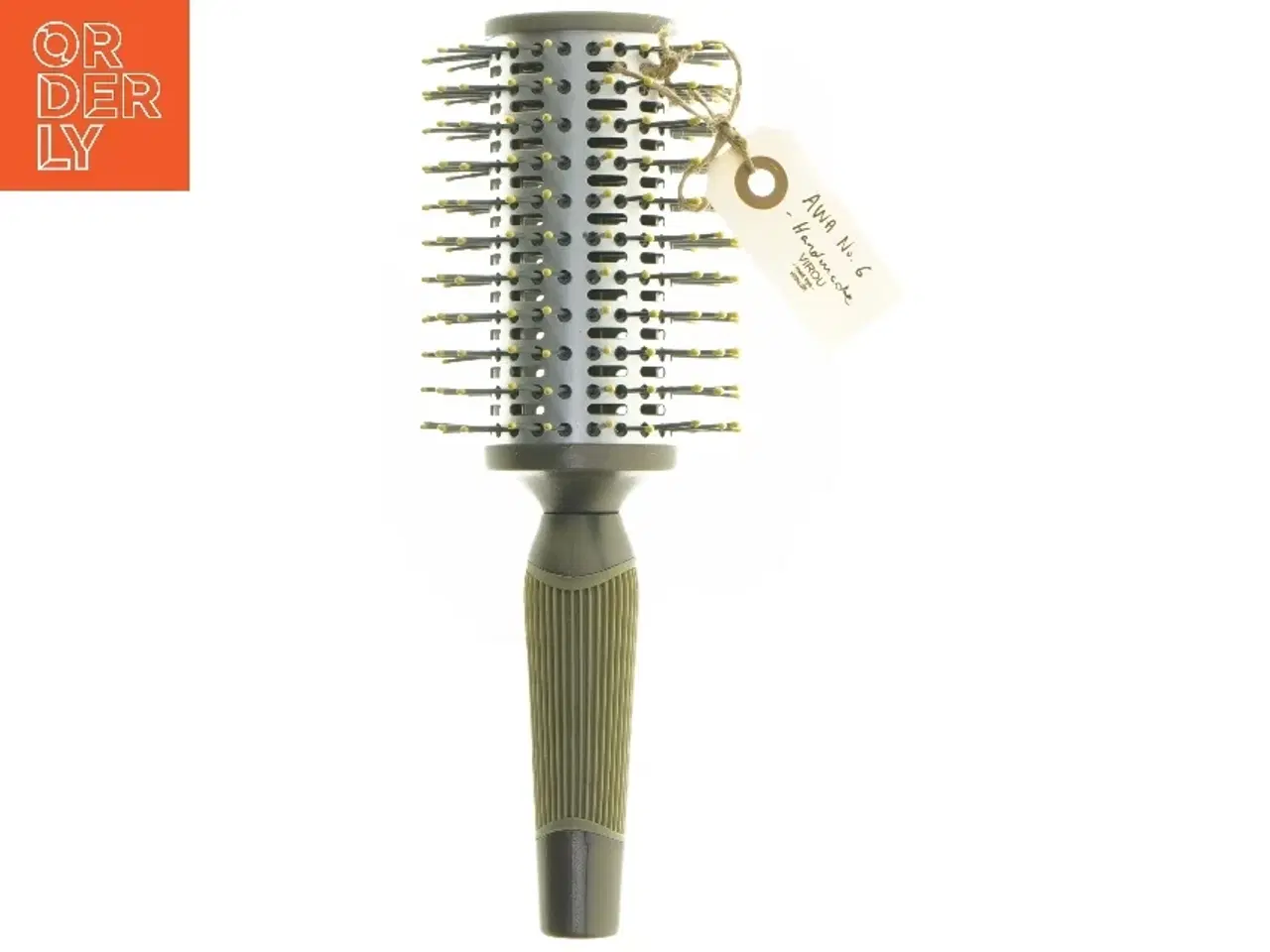 Billede 1 - Helt ny rund frisør-hårbørste med håndtag (str. 25 cm)