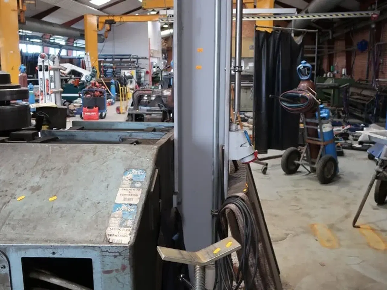 Billede 4 - Søjlesvingkran med el-kædetalje 500 Kg