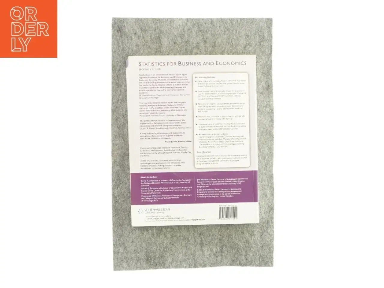 Billede 2 - Statistics for business and economics, second edition (bog)