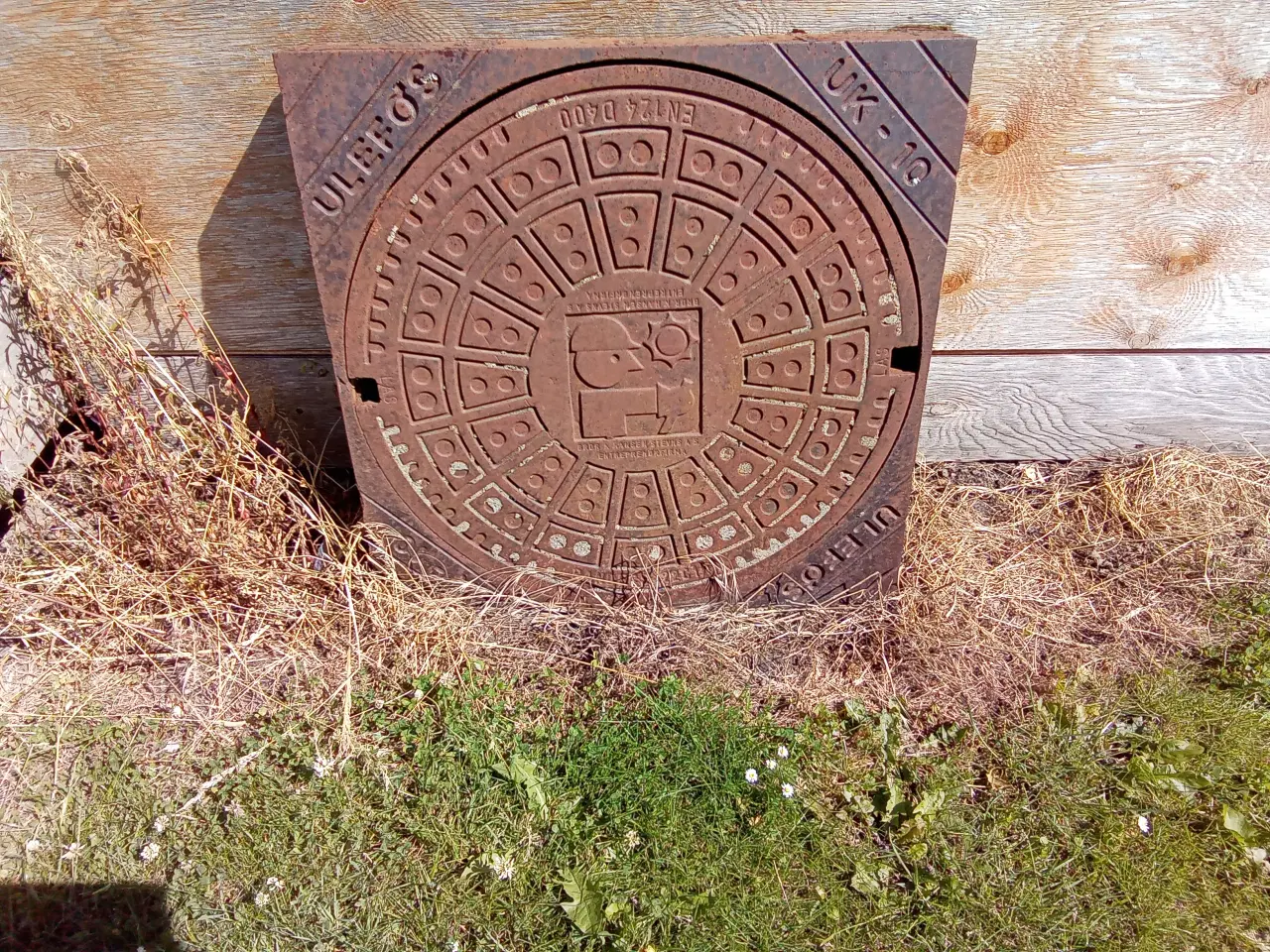 Billede 2 - Brønddæksel med logo 