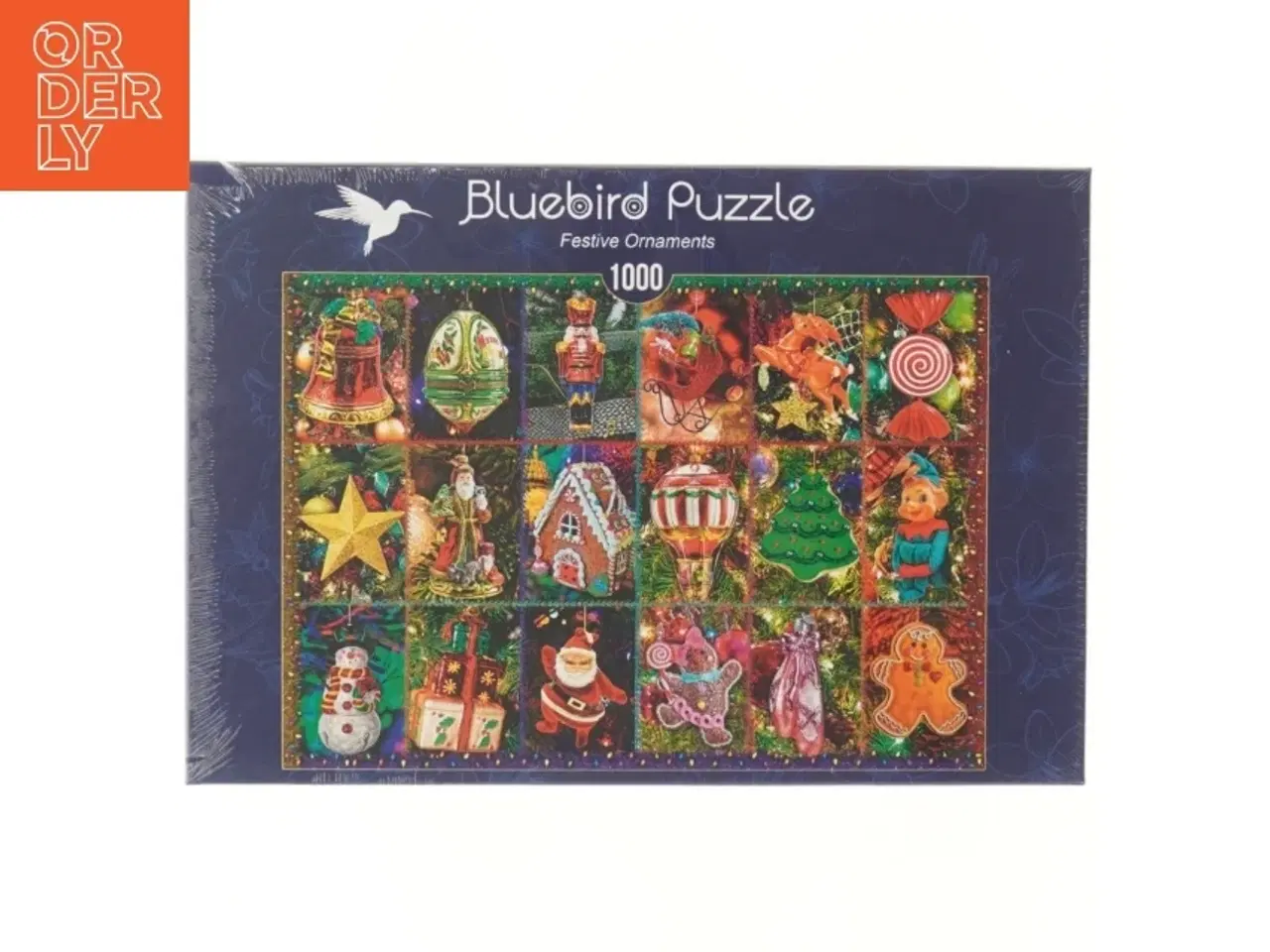 Billede 1 - Bluebird Puslespil 1000 brikker - Festive Ornaments fra Bluebird (str. 1000 brikker 68,3x48 cm)