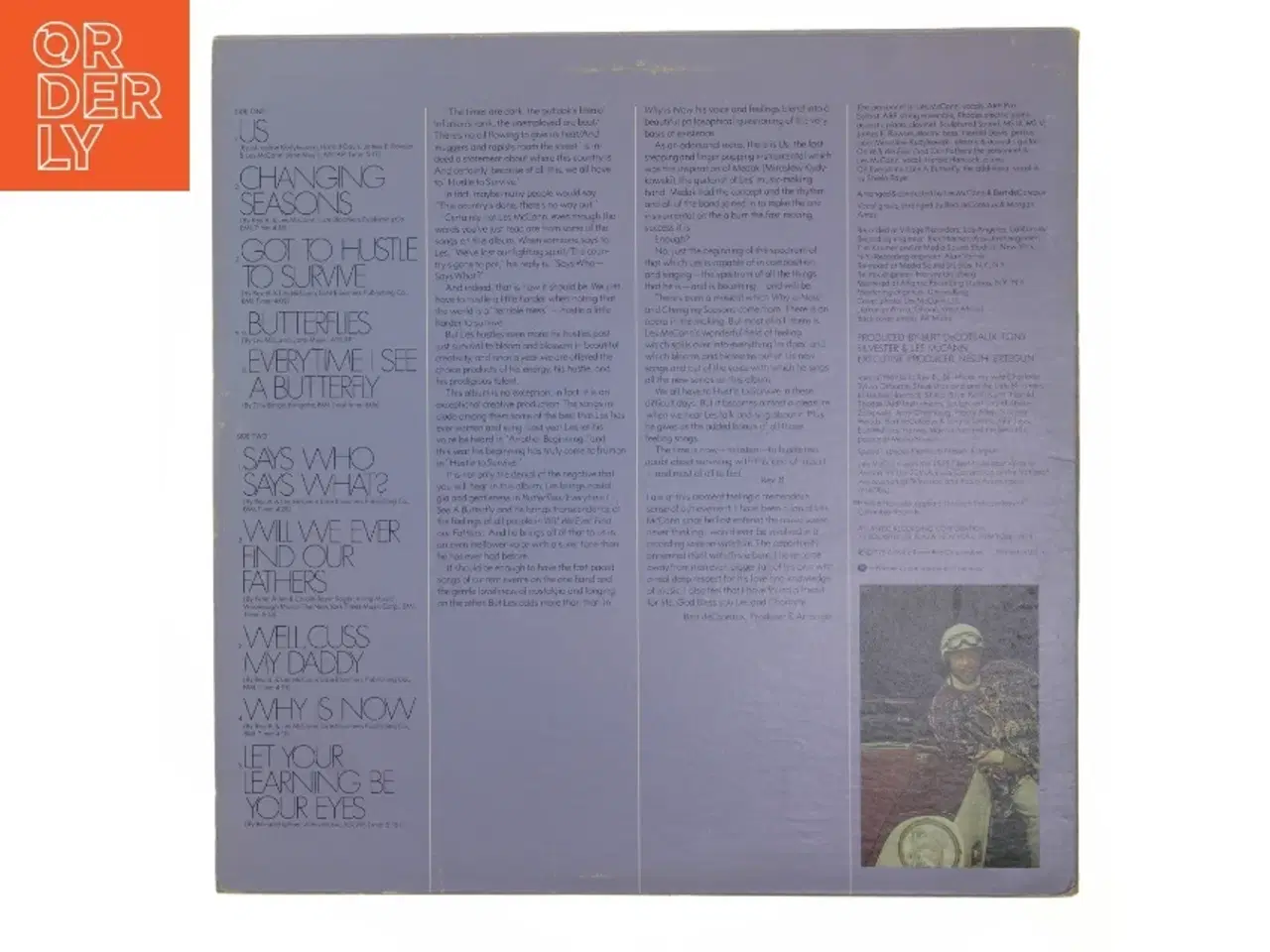 Billede 2 - Les McCann Hustle to Survive LP fra Atlantic Records