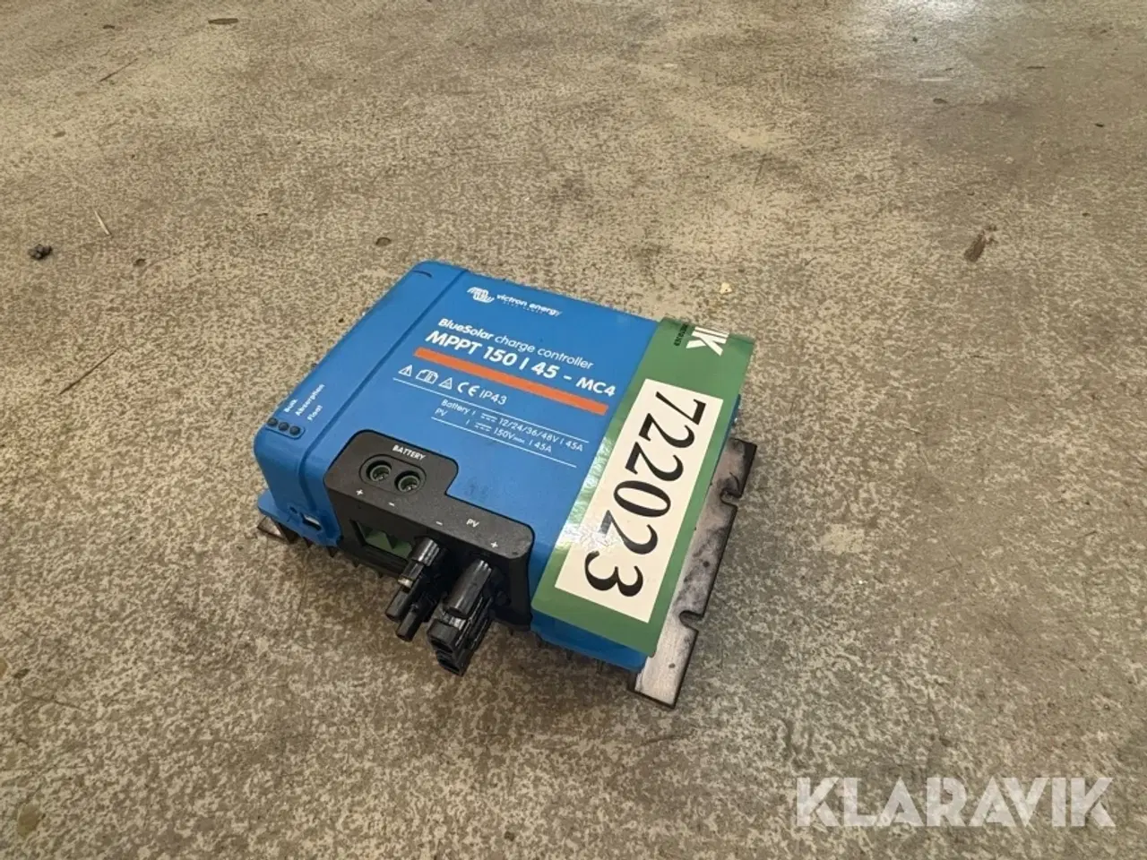 Billede 1 - Solcelle Laderegulator Victron Energy BlueSolar MPPT 150/45 – MC4